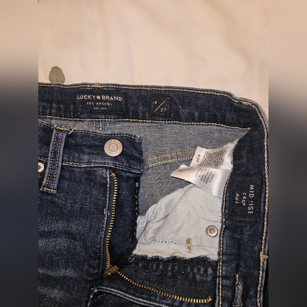 Lucky Brand Men's Mid-Rise Crop Jeans - Blue